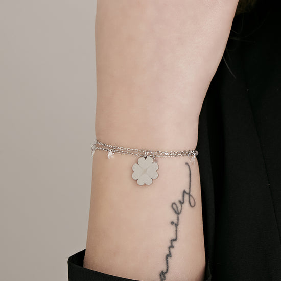 IP GOLD STAHL DAMEN ARMBAND MIT STERN