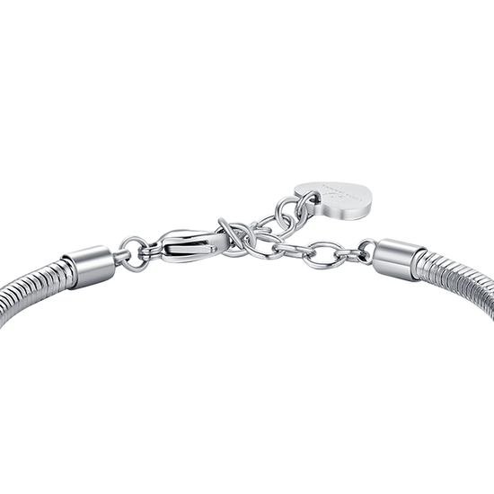 DAMEN-SONNENARMBAND AUS STAHL MIT WEISSEN KRISTALLEN