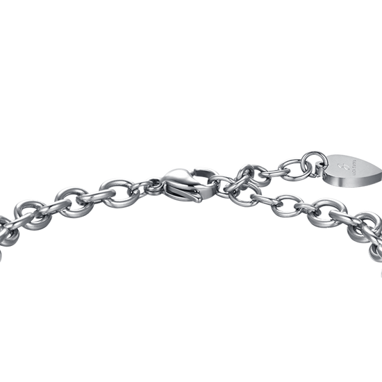 FRAUENARMBAND AUS STAHL WER EINEN FREUND FINDET, FINDET EINEN SCHATZ