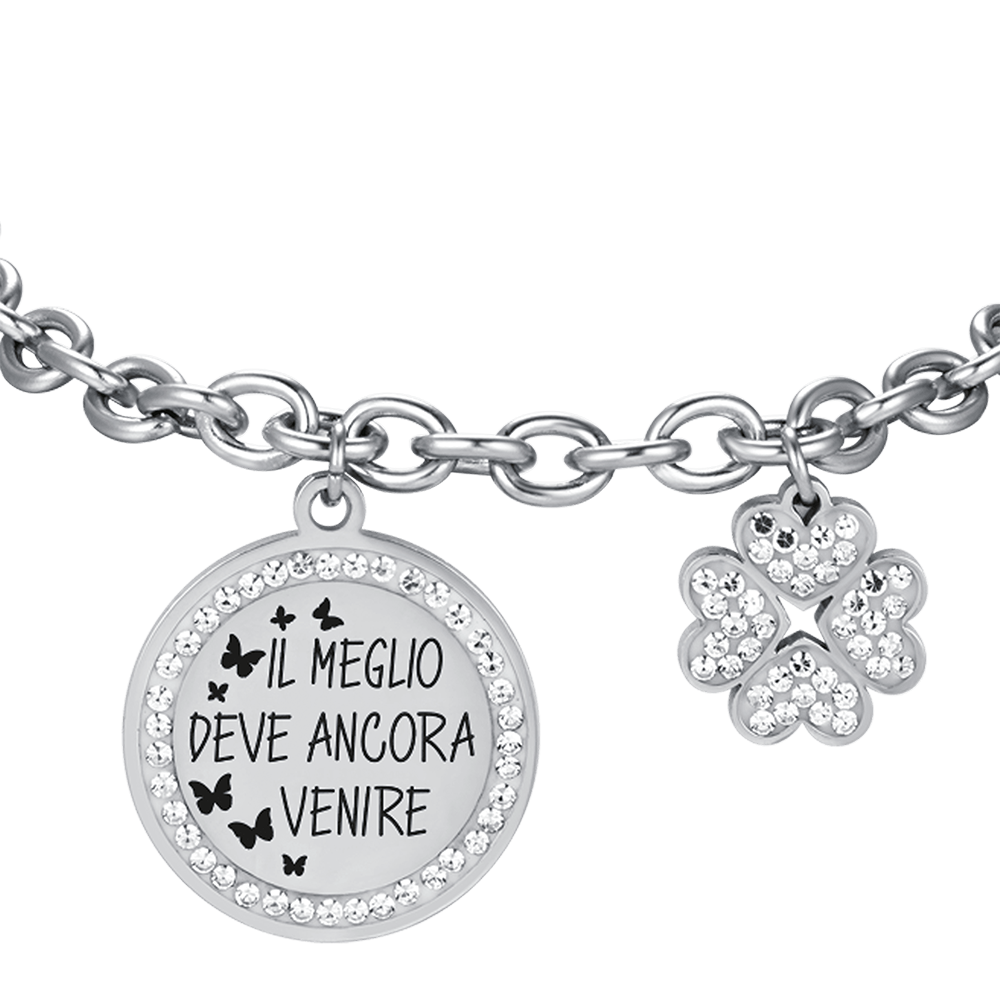 STAHLARMBAND FÜR FRAUEN DAS BESTE KOMMT NOCH