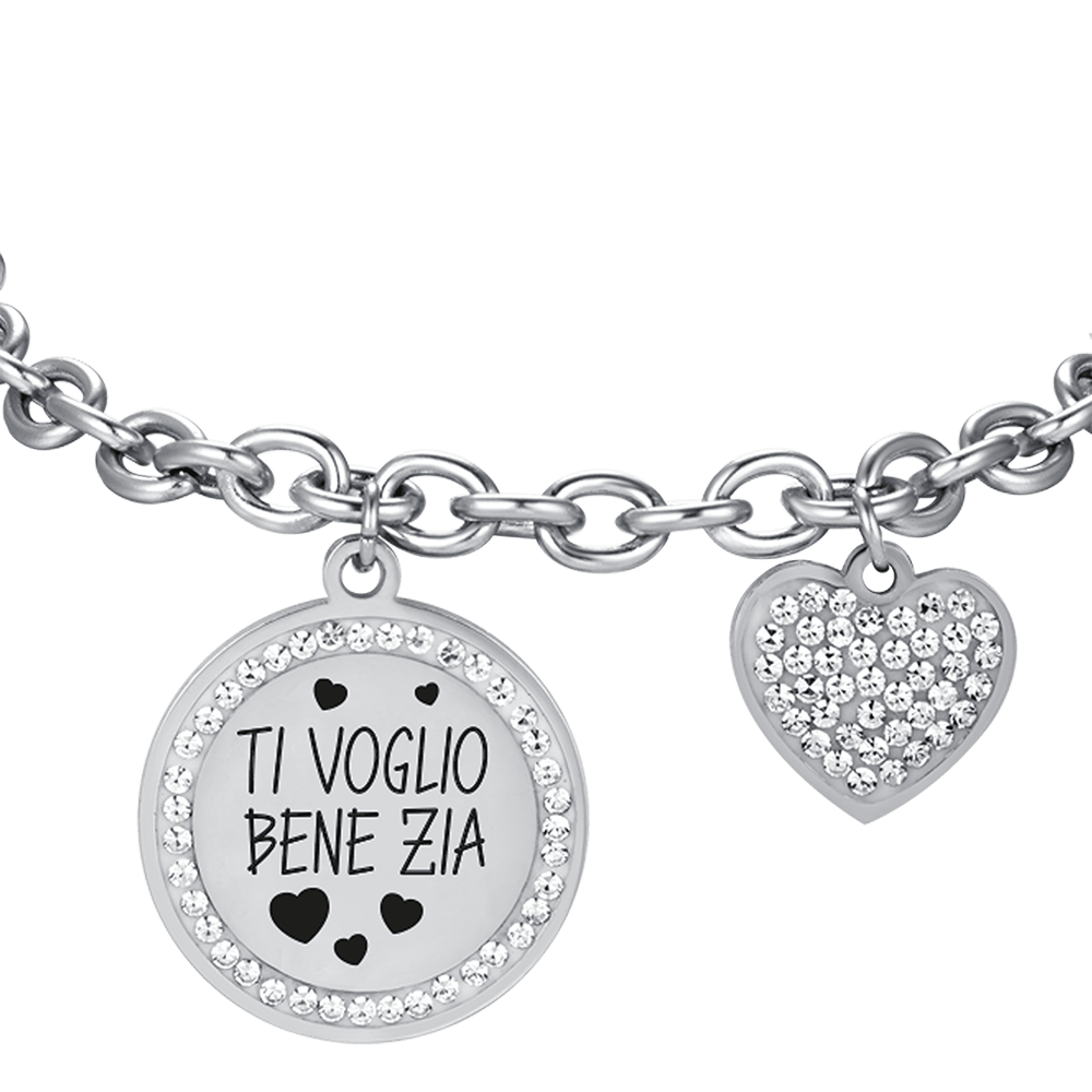DAMEN STAHLARMBAND ICH LIEBE DICH TANTCHEN