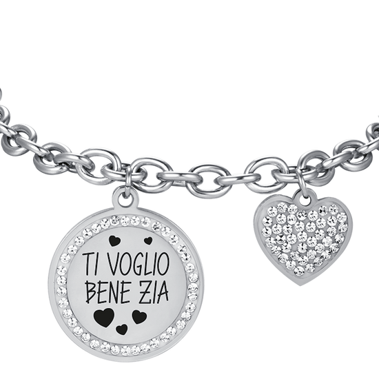 DAMEN STAHLARMBAND ICH LIEBE DICH TANTCHEN