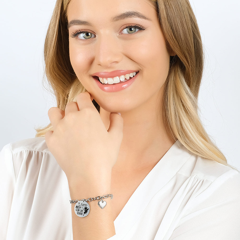 STAHLARMBAND FÜR FRAUEN ALLES BEGINNT MIT EINEM TRAUM