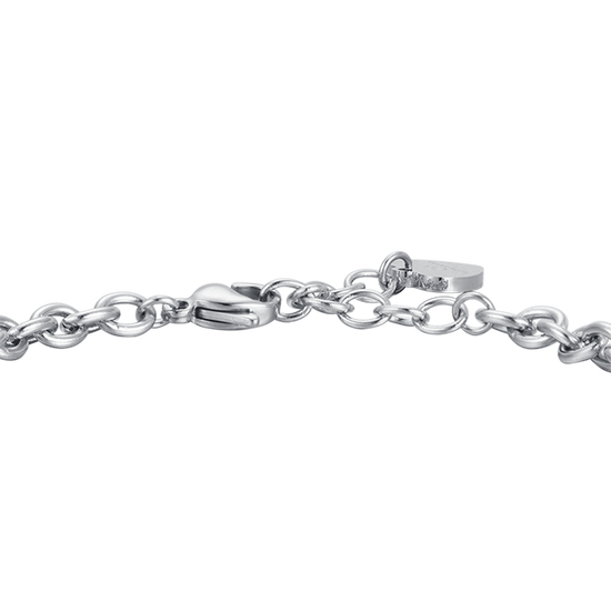 FRAUENARMBAND AUS STAHL WER EINEN FREUND FINDET, FINDET EINEN SCHATZ