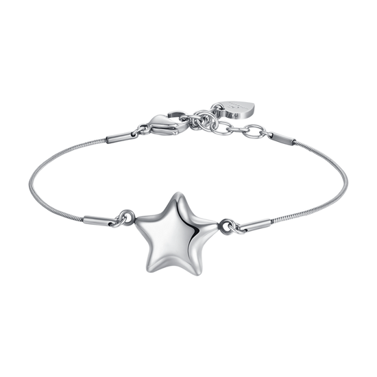 DAMENARMBAND AUS STAHL MIT VOLLEM STERN