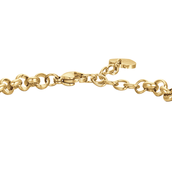DAMENARMBAND AUS STAHL MIT STERNEN UND WEISSEN KRISTALLEN
