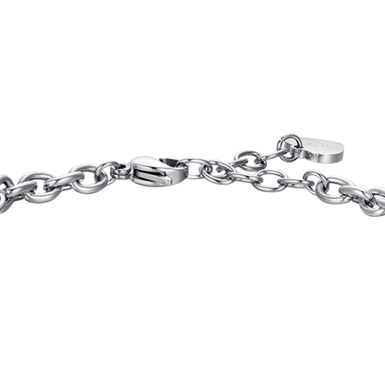 STAHL FRAU ARMBAND STERNZEICHEN FISCHE PLATTE
