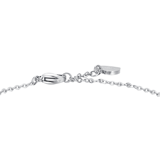 BRACCIALE DONNA IN ACCIAIO CON PERLE SINTETICHE E ALBERO DELLA VITA