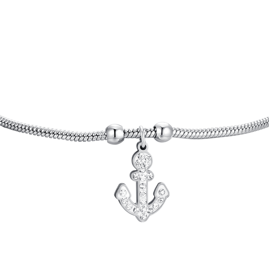 STAHLARMBAND FÜR FRAUEN MIT ANKER
