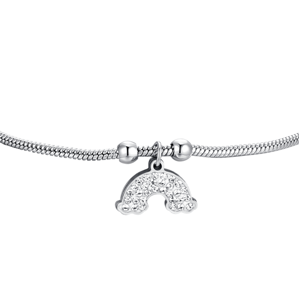 REGENBOGEN STAHL DAMENARMBAND
