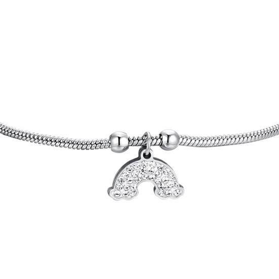 REGENBOGEN STAHL DAMENARMBAND