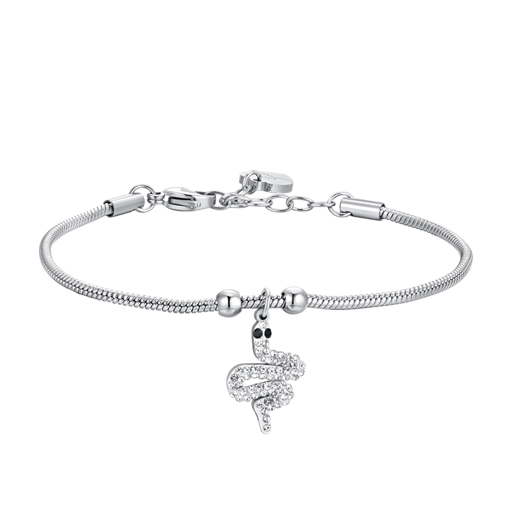 BRACCIALE DONNA IN ACCIAIO CON SERPENTE