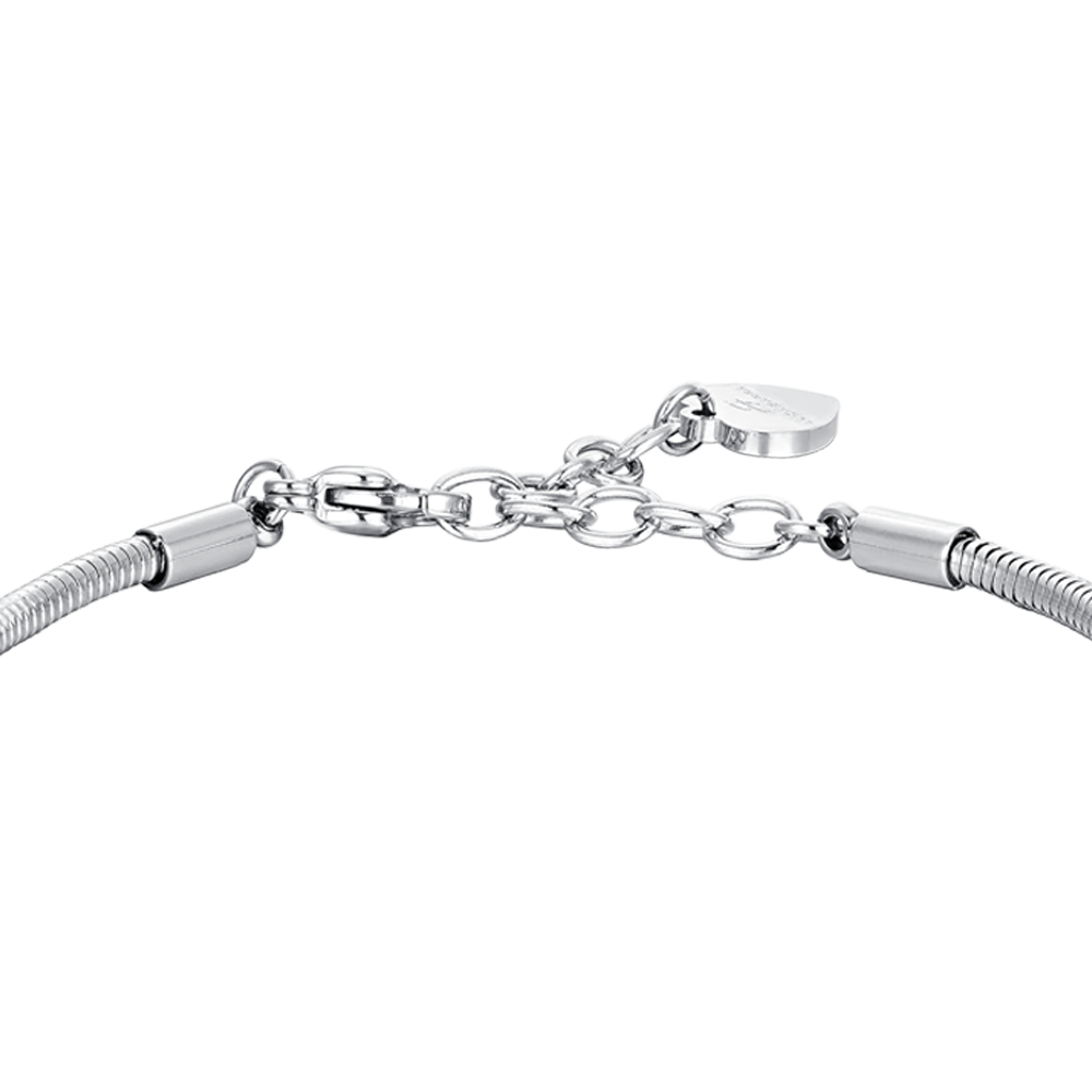 STAHL MOND UND KRISTALLE DAMENARMBAND