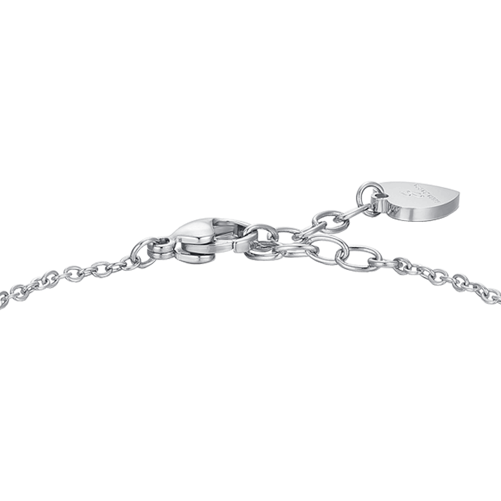 BRACCIALE DONNA IN ACCIAIO CRISTALLI E ZIRCONE