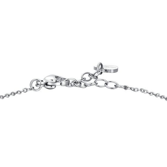 DAMENARMBAND AUS STAHL MIT STERN UND WEISSEN KRISTALLEN