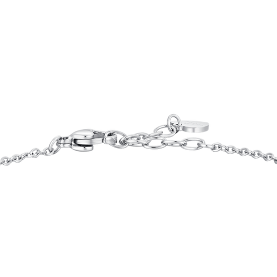BRACCIALE DONNA IN ACCIAIO CON ZIRCONI VIOLA