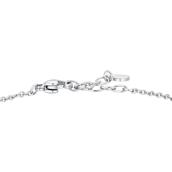 BRACCIALE DONNA IN ACCIAIO CON ZIRCONI BLU