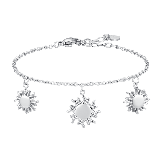 BRACCIALE DONNA IN ACCIAIO CON SOLE