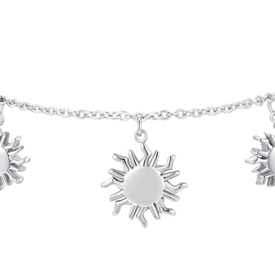 BRACCIALE DONNA IN ACCIAIO CON SOLE