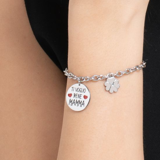STAHLARMBAND FÜR FRAUEN I LOVE YOU MUM