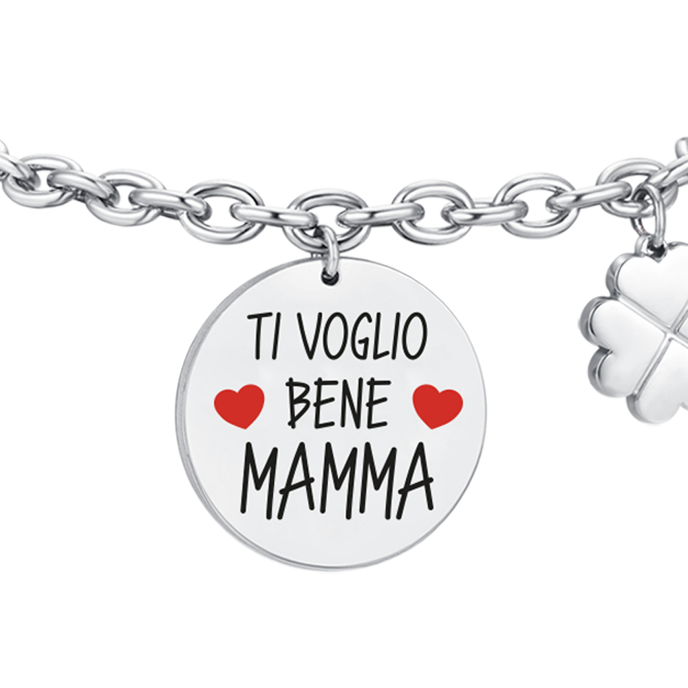 STAHLARMBAND FÜR FRAUEN I LOVE YOU MUM