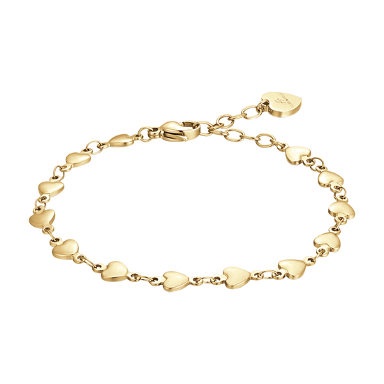 IP GOLD STAHL DAMEN ARMBAND MIT HERZEN