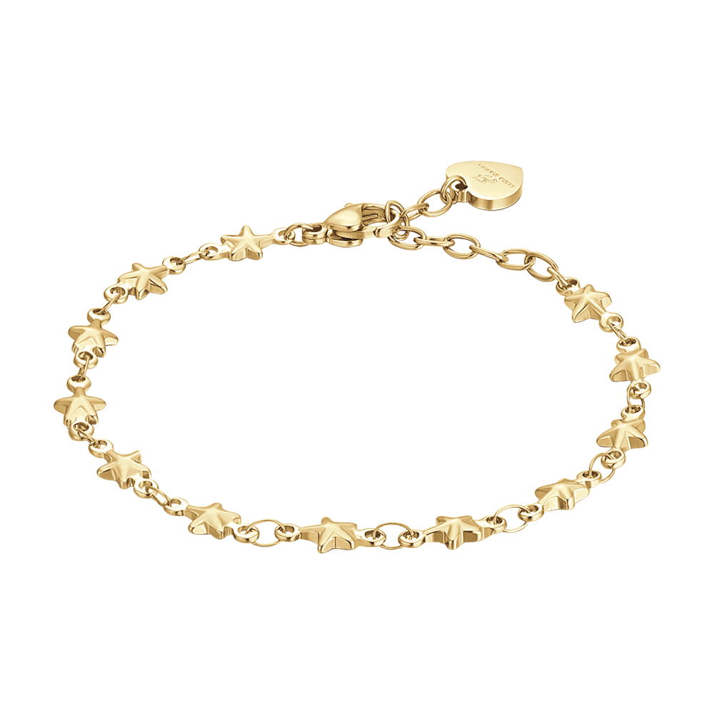 IP GOLD STAHL DAMEN ARMBAND MIT STERNEN