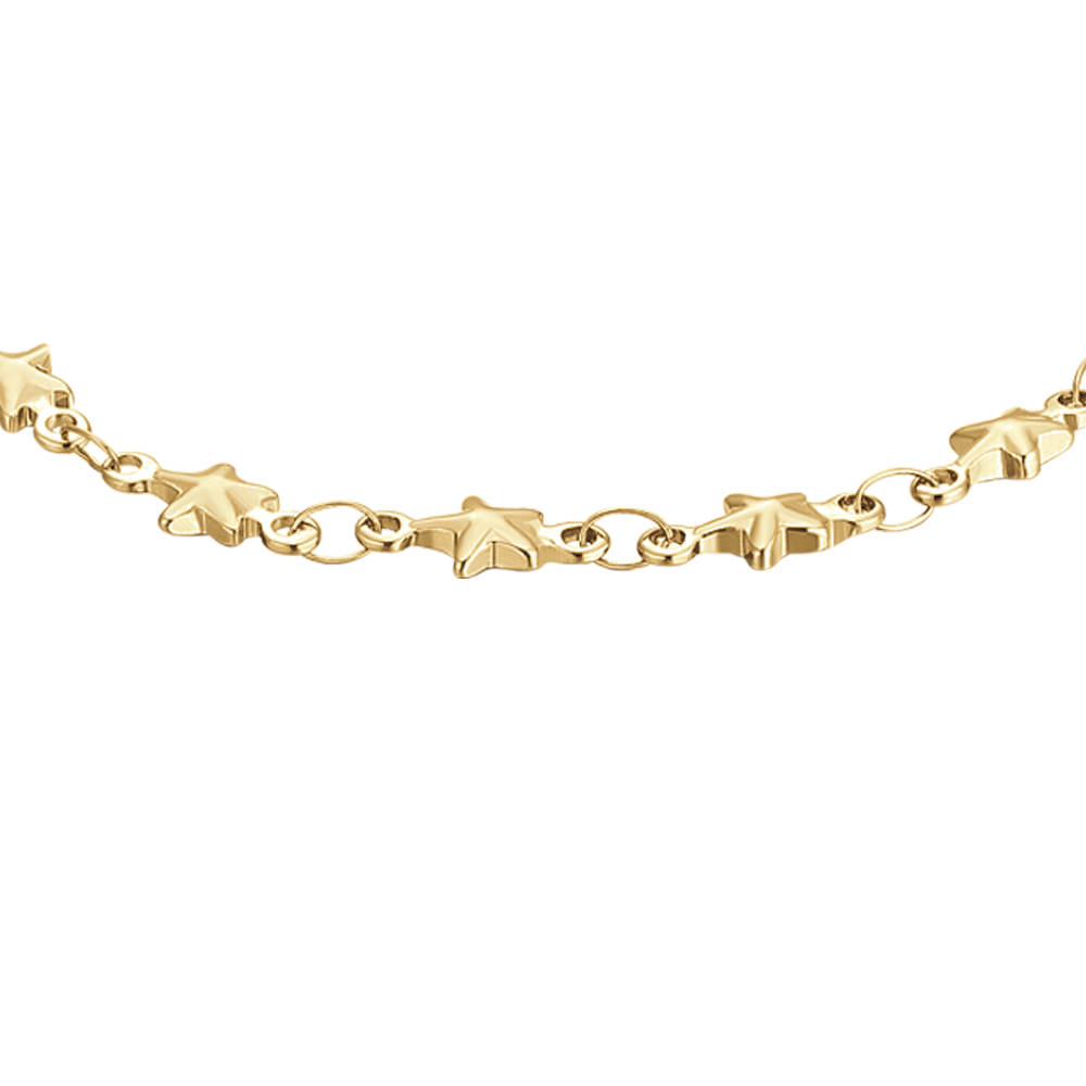IP GOLD STAHL DAMEN ARMBAND MIT STERNEN
