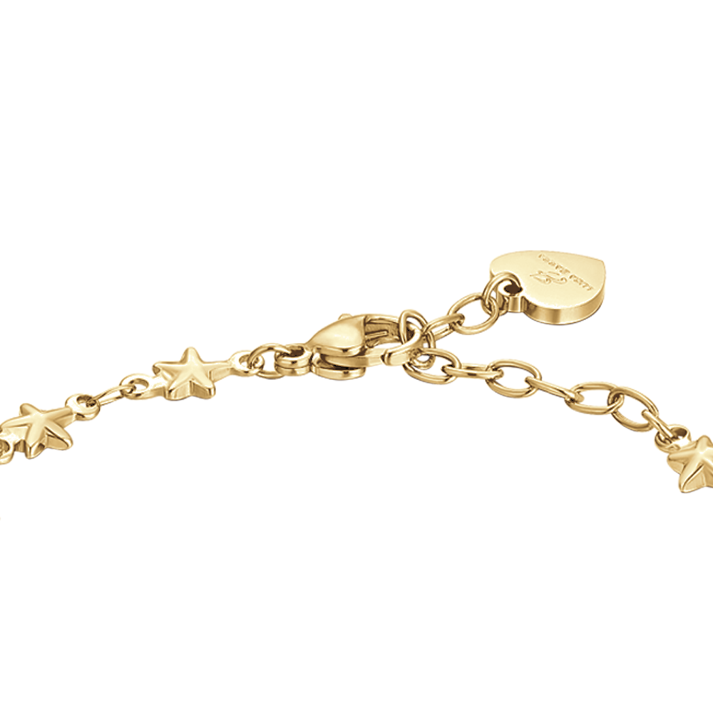 IP GOLD STAHL DAMEN ARMBAND MIT STERNEN