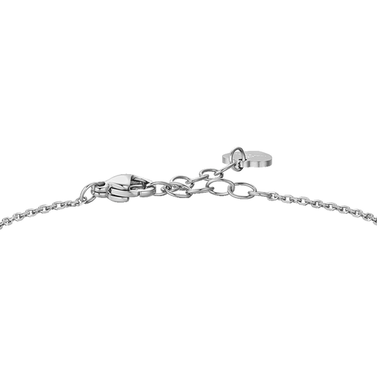 BRACCIALE DONNA IN ACCIAIO CON FARFALLA E ZIRCONI BIANCHI