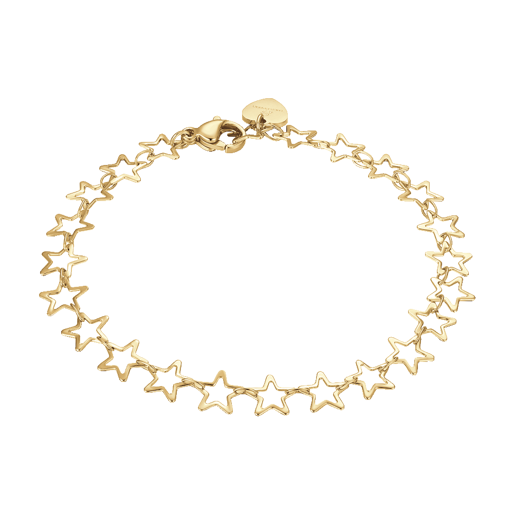 IP GOLD STAHL DAMEN ARMBAND MIT STERNEN