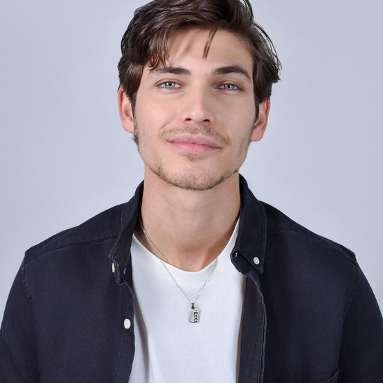 HERRENSTAHLKETTE MIT ELEMENT