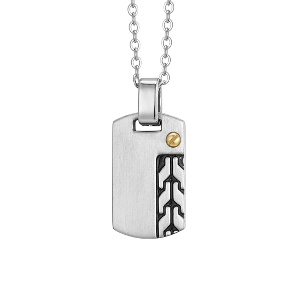 HERRENSTAHLKETTE MIT ELEMENT