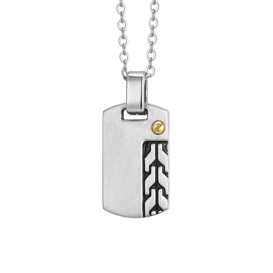 HERRENSTAHLKETTE MIT ELEMENT