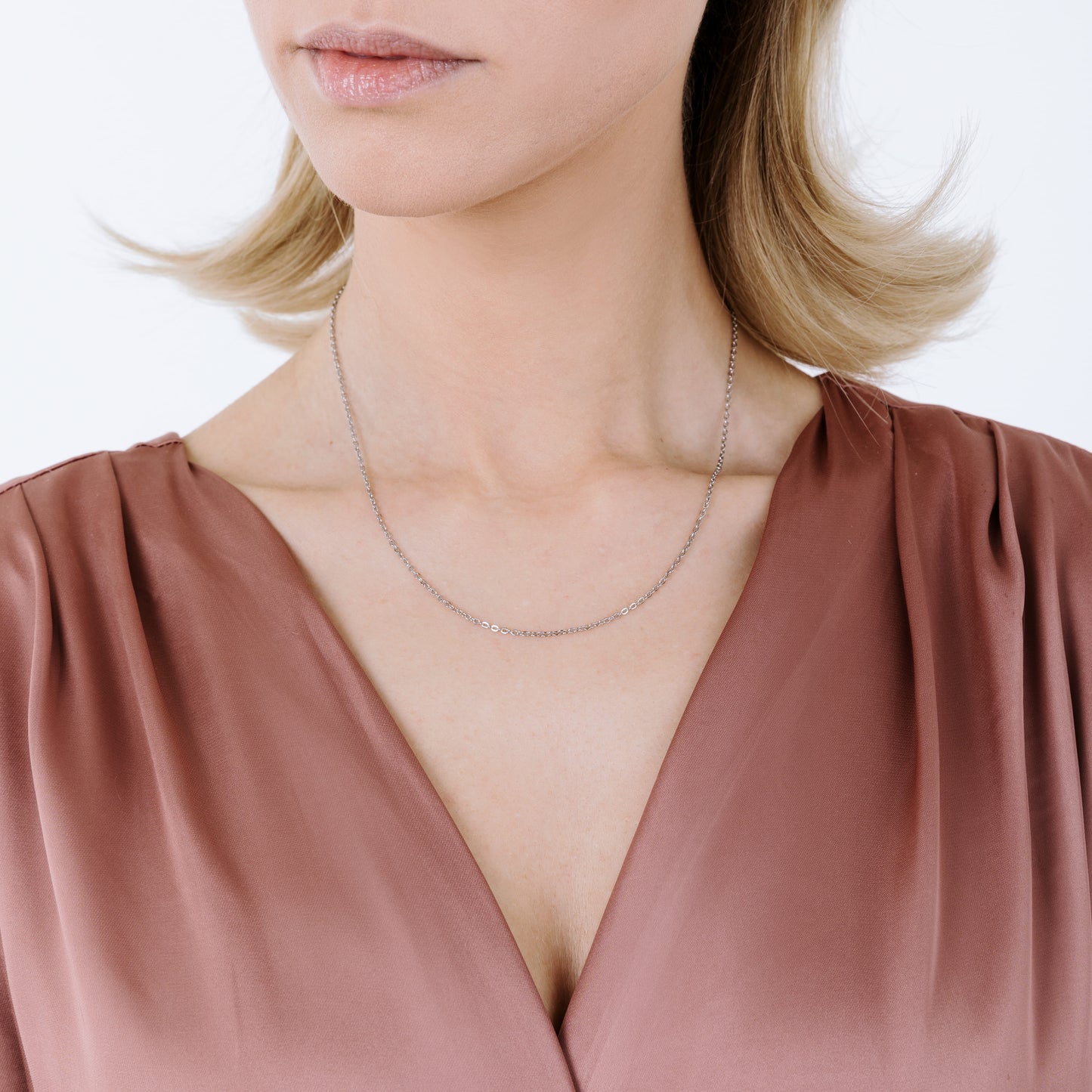 DAMEN-STAHLKETTE FÜR CHARMS