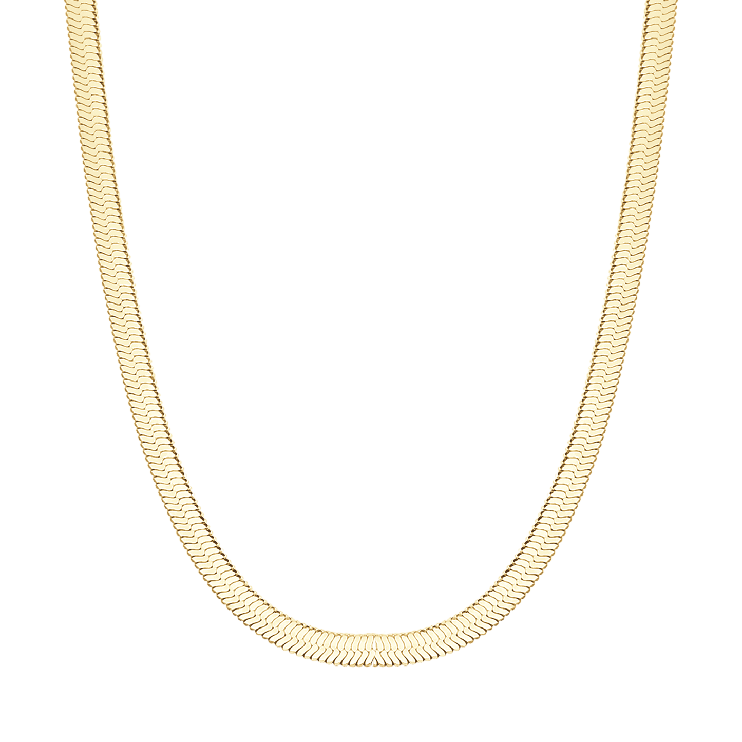 SCHLANGE STAHL IP GOLD HALSKETTE