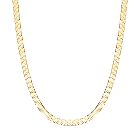 SCHLANGE STAHL IP GOLD HALSKETTE