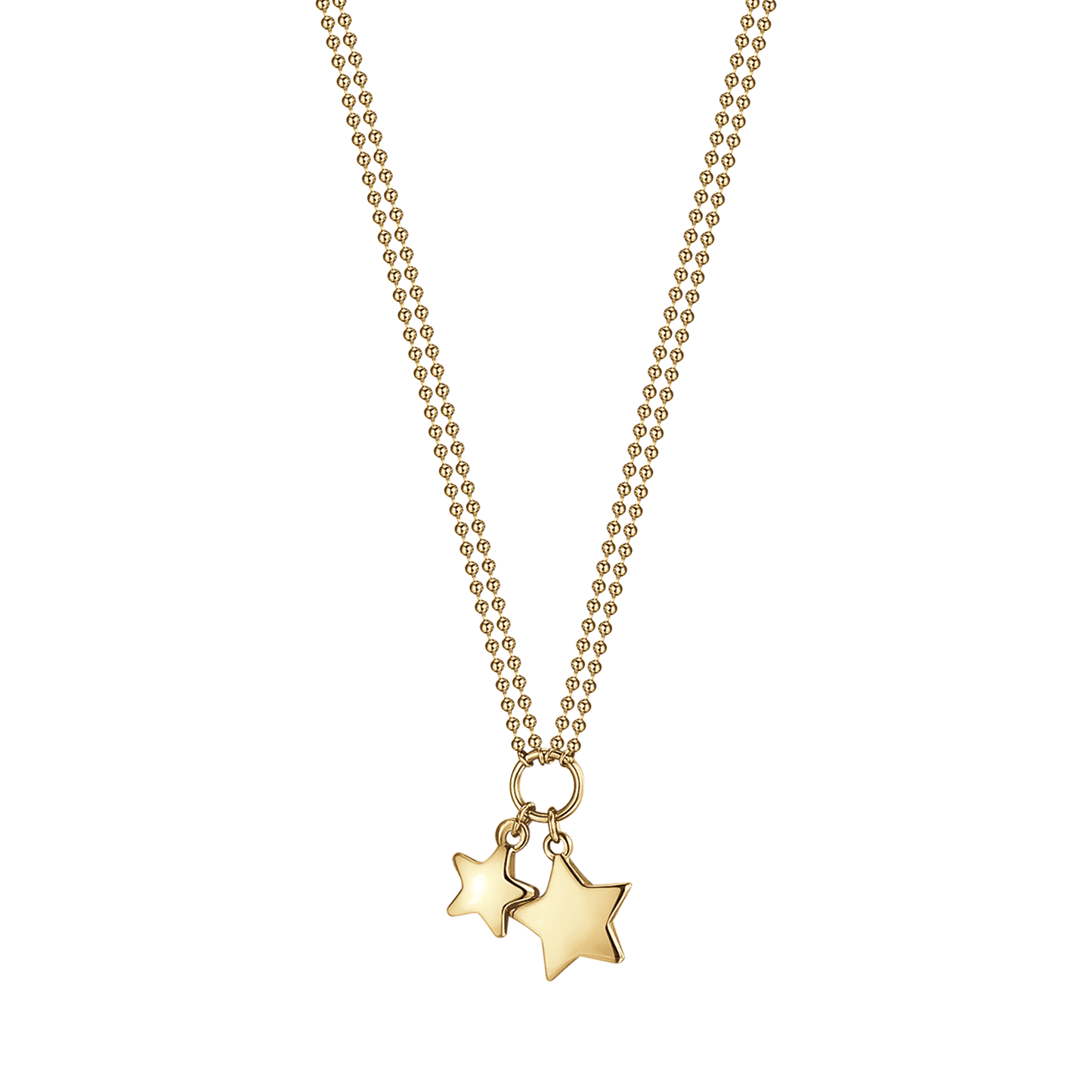 WOMAN'S IP GOLD NECKLACE WITH STARS Luca Barra