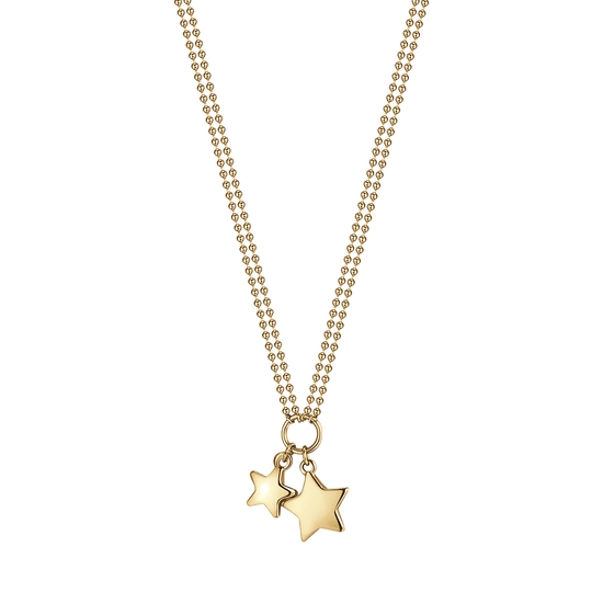 WOMAN'S IP GOLD NECKLACE WITH STARS Luca Barra