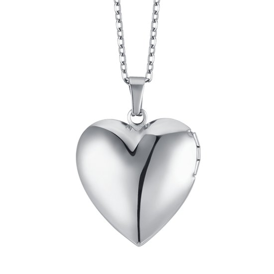 DAMEN STAHLKETTE MIT HERZ