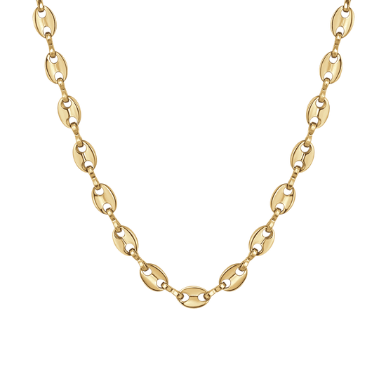 COLLANA DONNA IN ACCIAIO  IP GOLD