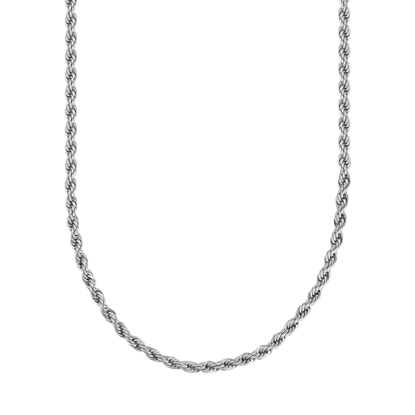 4MM IP GOLD STAHL UNISEX TORCHON HALSKETTE