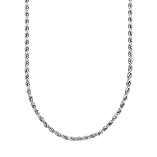 4MM IP GOLD STAHL UNISEX TORCHON HALSKETTE