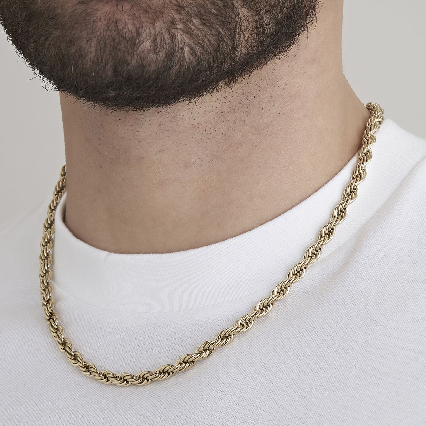 6 MM STAHL UNISEX-HALSKETTE