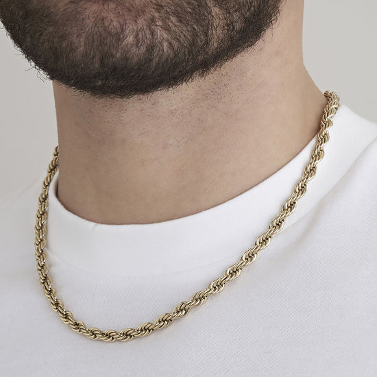 6 MM STAHL UNISEX-HALSKETTE