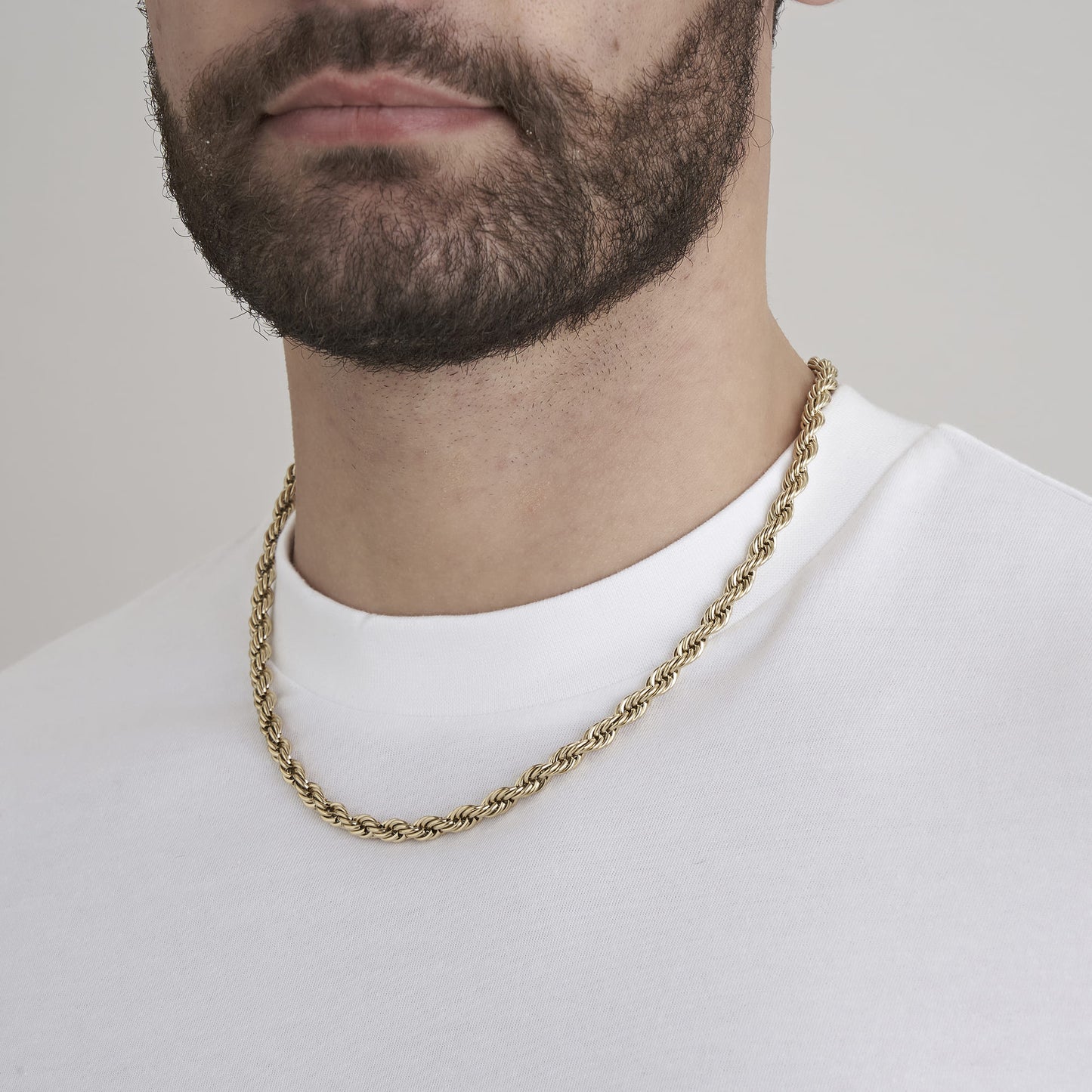 6 MM STAHL UNISEX-HALSKETTE