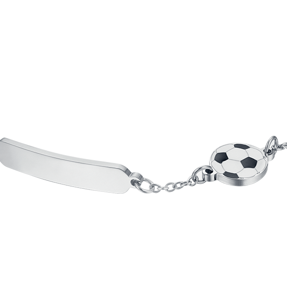 BABYARMBAND AUS STAHL MIT KUGEL