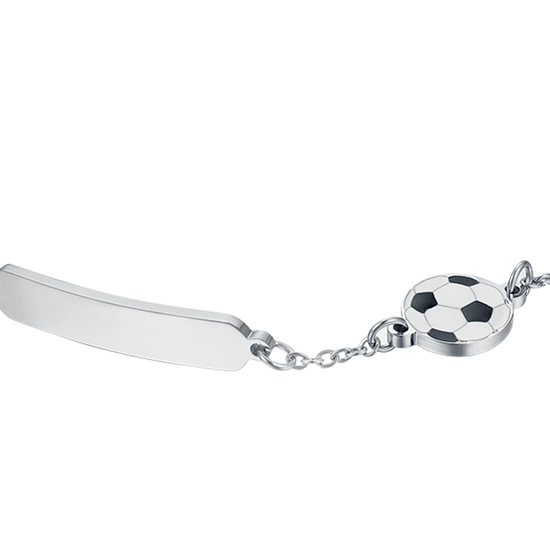 BABYARMBAND AUS STAHL MIT KUGEL