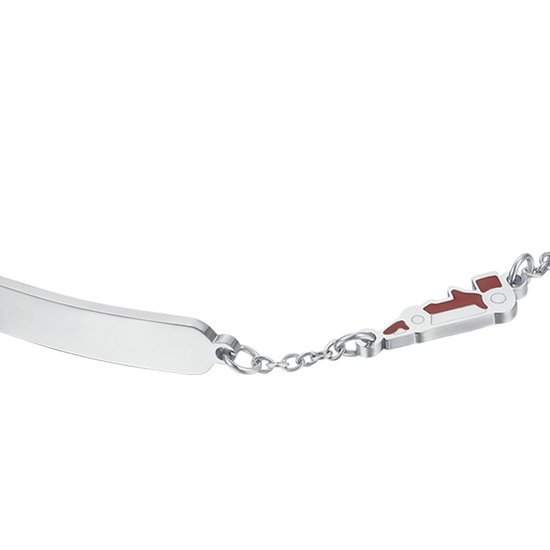 BABYARMBAND AUS STAHL MIT MASCHINE