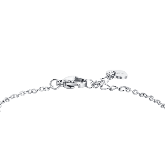 VIOLETT EMAILLIERTES MÄDCHENARMBAND AUS STAHL